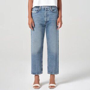 AGOLDE 90's Crop Mid Rise Straight